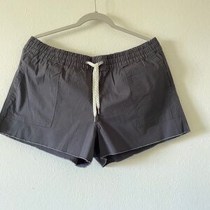 Vuori Vintage Ripstop Shorts Black Women's Size XL NWOT